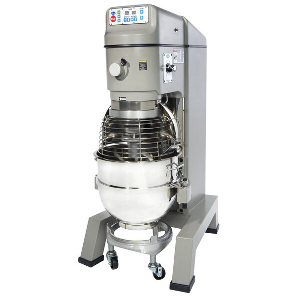 Globe SP62P 60 Qt. Planetary Floor Pizza Mixer with Guard, Bowl & Dough Hook - 208V, 3 Phase, 3 hp