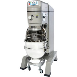 Globe sp62p-4 60 qt. planetary floor mixer with guard & standard accessories - 208v, 3 phase, 3 hp