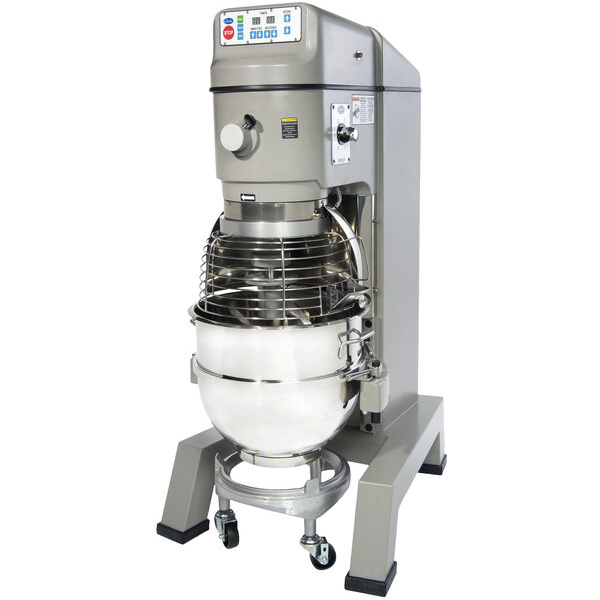Globe SP62P-4 60 Qt. Planetary Floor Mixer with Guard & Standard Accessories - 208V, 3 Phase, 3 hp