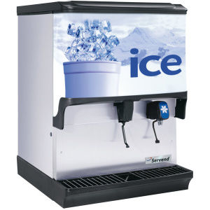 Servend 2706334 M45 Countertop Ice and Water Dispenser - 45 lb. Ice Storage Capacity