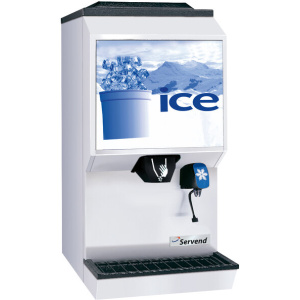Servend 2706331 M90 Countertop Ice and Water Dispenser - 90 lb. Ice Storage Capacity