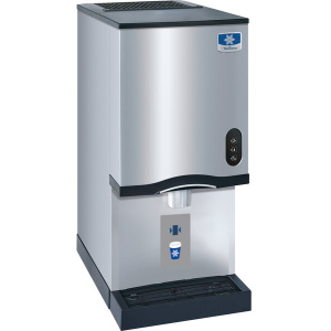 Manitowoc CNF0201A NEO 16 1/4" Air Cooled Countertop Nugget Ice Maker / Dispenser - 10 lb. Bin with Sensor Dispensing - 115V