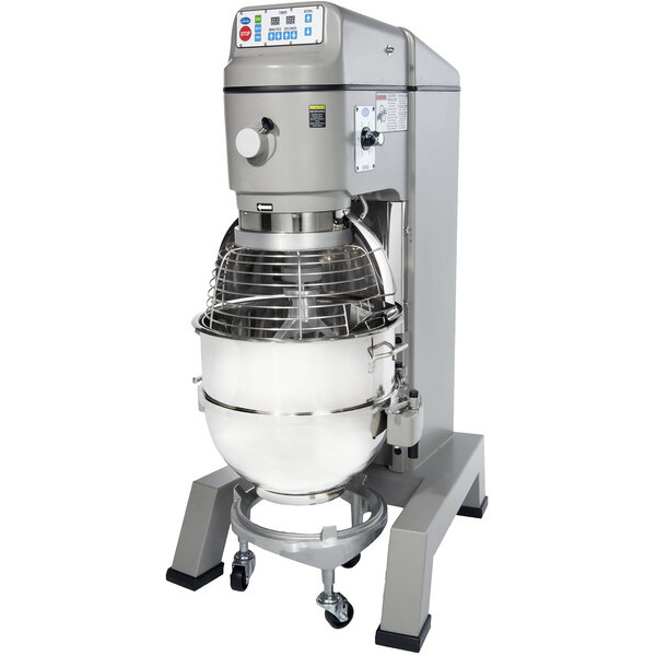 Globe SP80PL 80 Qt. Planetary Floor Mixer with Guard & Standard Accessories - 208V, 3 Phase, 3 hp