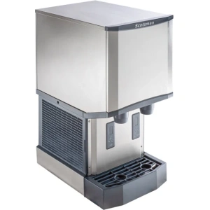 Scotsman HID312A-1 Meridian Countertop Air Cooled Ice Machine and Water Dispenser - 12 lb. Bin Storage