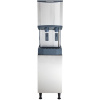 Scotsman HID312A-1 Meridian 16 1/4" Air Cooled Nugget Ice Machine with 12 lb. Bin, Water Dispenser, and Equipment Stand - 115V, 260 lb.