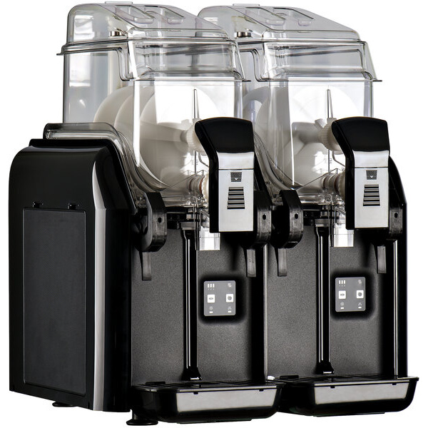 Fetco by Elmeco BB2 Big Biz Black Double 1.5 Gallon Frozen Beverage Machine - 120V, 540W