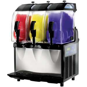 Crathco I-PRO 3E (1206-006) Triple 2.9 Gallon Granita / Slushy / Frozen Beverage Machine with Electronic Control - 115V