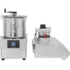 Sammic CK-38V Variable-Speed Combination Food Processor with 8.5 Qt. Stainless Steel Bowl, Continuous Feed - 3 hp
