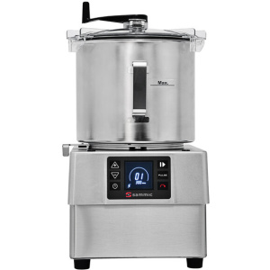 Sammic KE-8V Variable-Speed 8.5 Qt. Stainless Steel Batch Bowl Food Processor - 3 hp