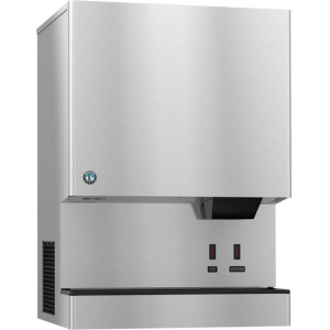 Hoshizaki DCM-752BAH-OS Opti-Serve Air Cooled Countertop Ice Maker and Water Dispenser - 95 lb. Storage