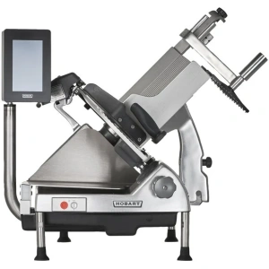 Hobart hs6-1ps 13" heavy-duty manual slicer with 10 lb. portion scale - 1/2 hp