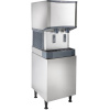 Scotsman HID525A-1 Meridian Countertop Air Cooled Ice Machine and Water Dispenser with Cabinet Stand - 500 lb. Production; 25 lb. Bin Storage