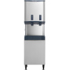 Scotsman HID540AB-1 Meridian 21 1/4" Air Cooled Nugget Ice Machine with 40 lb. Bin, Push Button Ice and Water Dispensing, and Enclosed Stand - 115V, 500 lb.