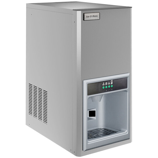 Ice-O-Matic GEMD270A2 15 1/2" Air Cooled Pearl / Nugget Ice Countertop Ice Maker / Ice and Water Dispenser with 12 lb. Bin - 115V, 273 lb.