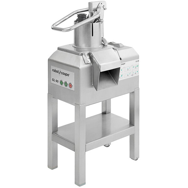 Robot coupe cl60 2-speed pusher full moon continuous feed food processor - 208-220v, 3 phase, 3 hp