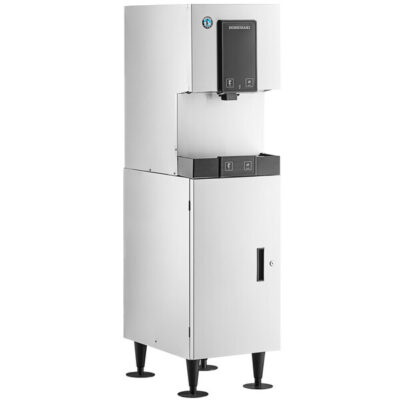 Hoshizaki DCM-271BAH Air Cooled Cubelet Ice Maker and Water Dispenser with SD-271 Stand – 257 lb. Per Day, 10 lb. Storage