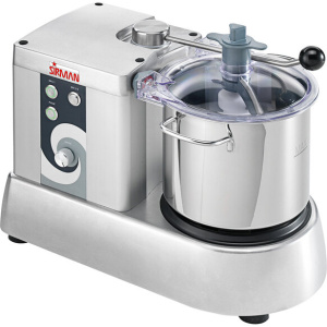 Sirman C-Tronic 40780628S 6 VT Variable-Speed 6 Qt. Stainless Steel Batch Bowl Food Processor - 4/5 hp
