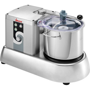 Sirman C-Tronic 40780958S C9 PLUS Variable-Speed 9 Qt. Stainless Steel Batch Bowl Food Processor - 1 1/2 hp