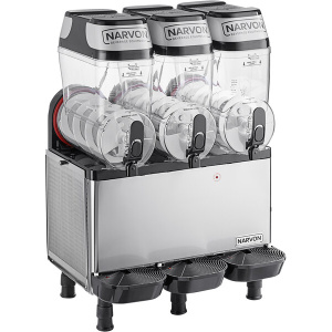 Narvon SM3 Triple 3 Gallon Pourover Granita / Slushy / Frozen Beverage Machine - 115V