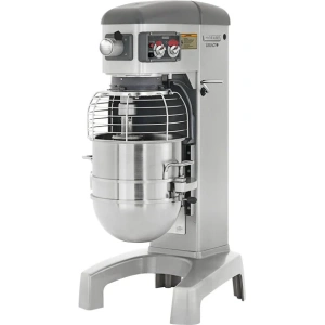 Hobart Legacy+ HL400-4 40 Qt. Planetary Floor Mixer with Guard & Standard Accessories - 240V, 1 1/2 hp
