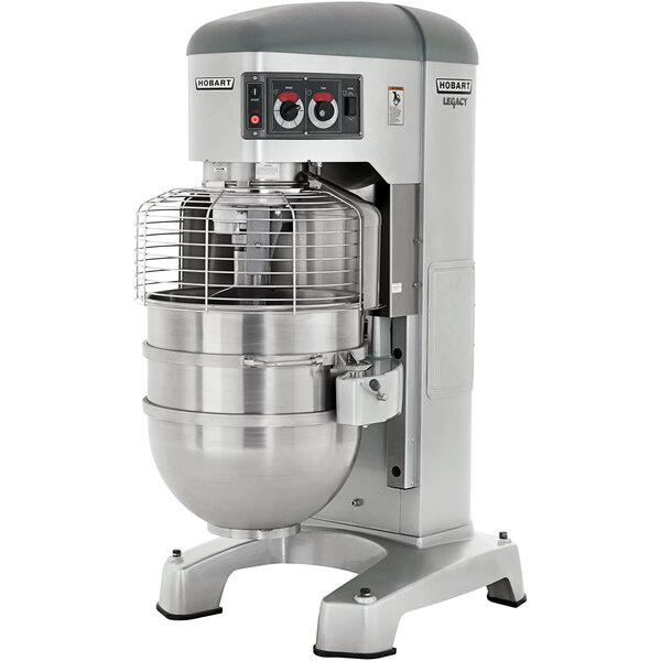 Hobart Legacy HL1400-1 140 Qt. Planetary Floor Mixer with Guard - 240V, 3 Phase, 5 hp