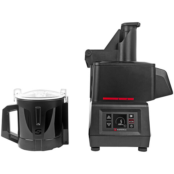 Sammic combi ck-24v 2d compact vegetable preparation machine with adjustable speed and cutter bowl - 120v