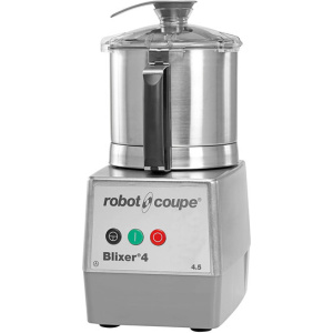 Robot Coupe BLIXER4 High-Speed 4.7 Qt. / 4.5 Liter Stainless Steel Batch Bowl Food Processor - 1 1/2 hp