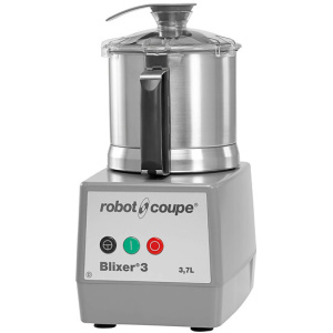 Robot Coupe BLIXER3 High-Speed 4 Qt. / 3.7 Liter Stainless Steel Batch Bowl Food Processor - 1 1/2 hp
