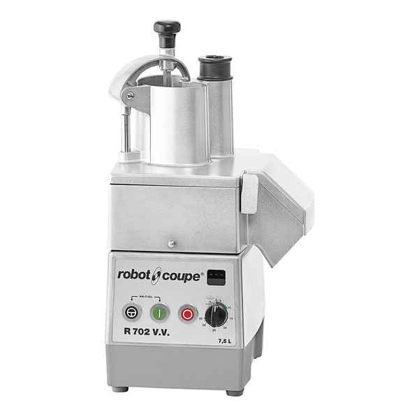 Robot coupe r702vv 8 qt. / 7.5 liter combination food processor with vegetable prep set - 120v, 1 phase, 2 hp