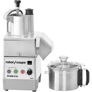 Robot Coupe R502VV Variable Speed Combination Food Processor with 6 Qt. / 5.9 Liter Cutter Bowl and Vegetable Prep - 120V, 1 Phase, 2 hp
