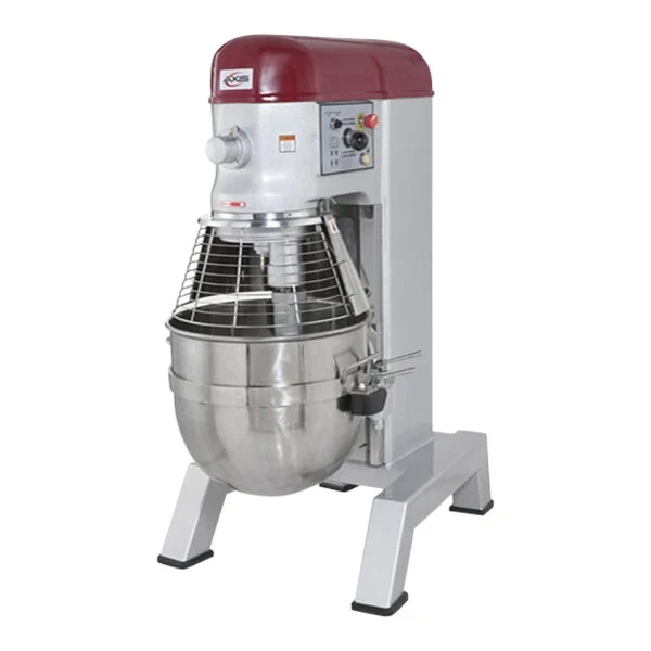 Axis AX-M80 80 Qt. Planetary Floor Mixer with Guard and Standard Accessories - 220V, 4 hp