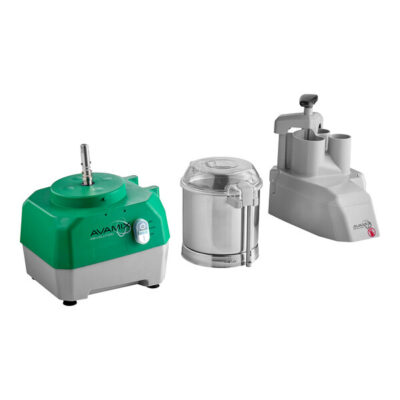 AvaMix Revolution CFBB5342D Combination Food Processor with 5 Qt. Stainless Steel Bowl, Continuous Feed, and 2 Discs – 1 hp