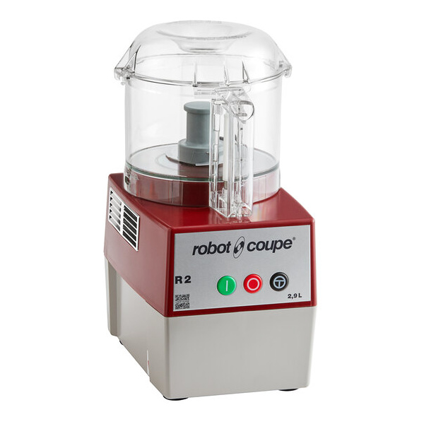 Robot coupe r2bclr 3 qt. / 3 liter clear batch bowl food processor - 1 hp