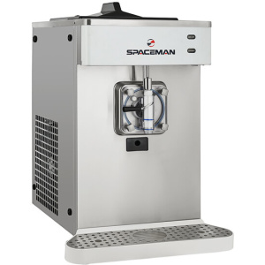 Spaceman 6690-C Single Bowl Countertop Slushy / Granita Stainless Steel Frozen Drink Machine - 208-230V