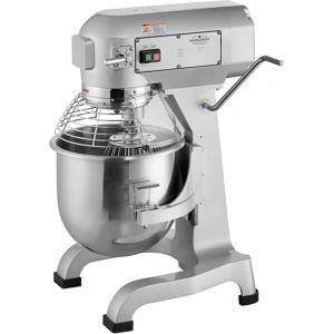 Main Street Equipment CMIX20 20 Qt. Planetary Stand Mixer with Guard & Standard Accessories - 120V, 1 1/2 hp