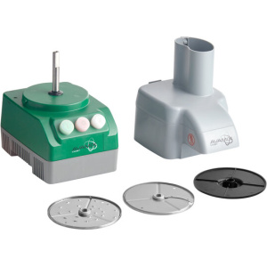 AvaMix Cadet CACFP2D Continuous Feed Food Processor with 2 Discs - 3/4 hp