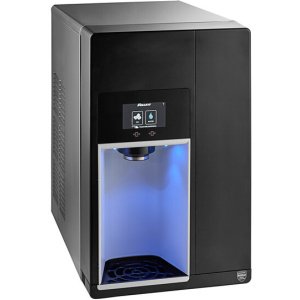 Follett 15CI112A-IW-CL-ST-00 Champion 15 Series Air Cooled Chewblet Countertop Ice Maker and Water Dispenser with 15 lb. Bin and Filter - 115V, 100 lb.