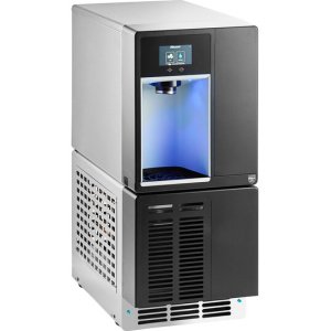 Follett 7UC112A-HW-CL-ST-00 Champion 7 Series Air Cooled Chewblet Undercounter Ice Maker and Hot / Ambient Water Dispenser with 7 lb. Bin and Filter - 115V, 100 lb.