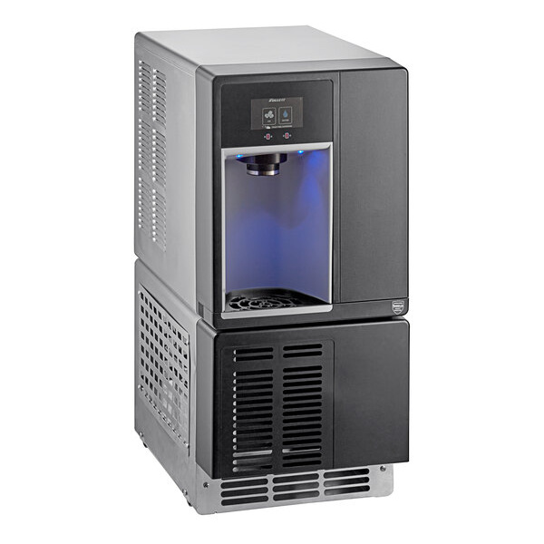 Follett 7ud112a-hw-cl-st-00 champion 7 series ada height air cooled chewblet undercounter ice maker and hot / ambient water dispenser with 7 lb. bin and filter - 115v, 100 lb.