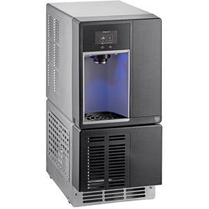 Follett 7UD112A-NW-CL-ST-00 Champion 7 Series ADA Height Air Cooled Chewblet Undercounter Ice Maker and Dispenser with 7 lb. Bin and Filter - 115V, 100 lb.