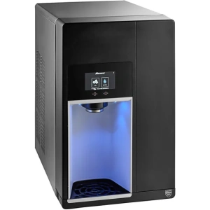 Follett 15CI112A-IW-NF-ST-00 Champion 15 Series Air Cooled Chewblet Countertop Ice Maker and Water Dispenser with 15 lb. Storage - 115V, 100 lb.