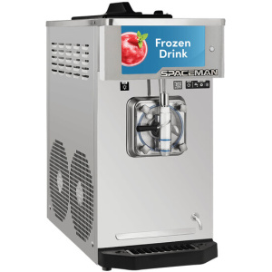 Spaceman 6650-C Single Bowl Countertop Slushy / Granita Stainless Steel Frozen Drink Machine - 120V