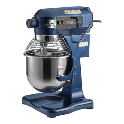 Waring Luna WSM20L 20 Qt. Planetary Stand Mixer with Guard & Standard Accessories – 120V, 1 hp