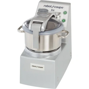 Robot Coupe R8 2-Speed 8.5 Qt. / 8 Liter Stainless Steel Batch Bowl Food Processor - 240V, 3 Phase, 3 hp