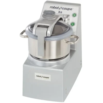 Robot Coupe R8 2-Speed 8.5 Qt. / 8 Liter Stainless Steel Batch Bowl Food Processor – 240V, 3 Phase, 3 hp