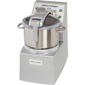 Robot Coupe R15 2-Speed 16 Qt. / 15 Liter Stainless Steel Batch Bowl Food Processor - 240V, 3 Phase, 4 1/2 hp