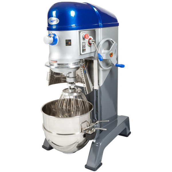 Vollrath 40760 60 Qt. Planetary Floor Mixer with Guard & Standard Accessories - 208/240V, 2 hp
