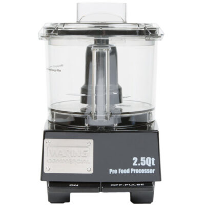 Waring WFP11SW 2.5 Qt. Clear Batch Bowl Food Processor – 3/4 hp