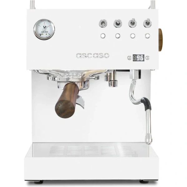 Ascaso steel duo pid espresso machine du.114 (nema 5-20p) white