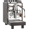 Bezzera Aria MN Espresso Machine (Black w/ Wood Square)
